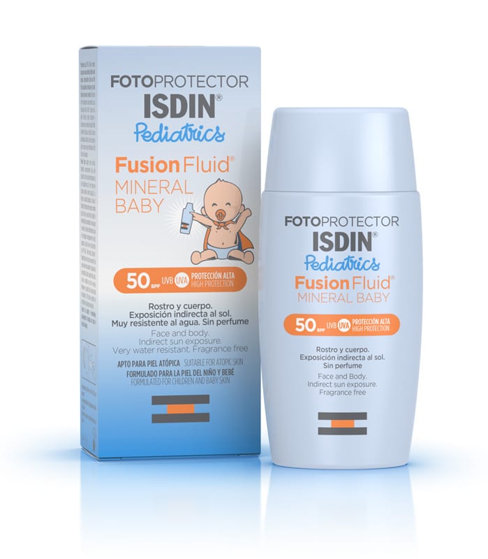 Fotoprotector ISDIN Pediatrics Fusion Fluid Mineral Baby SPF 50