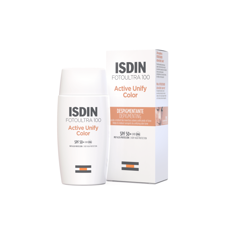 Foto Ultra 100 ISDIN Active Unify COLOR Fusion Fluid SPF 50+