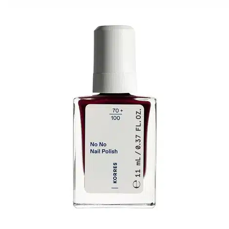 No No Nail Polish 59 Burgundy Red
