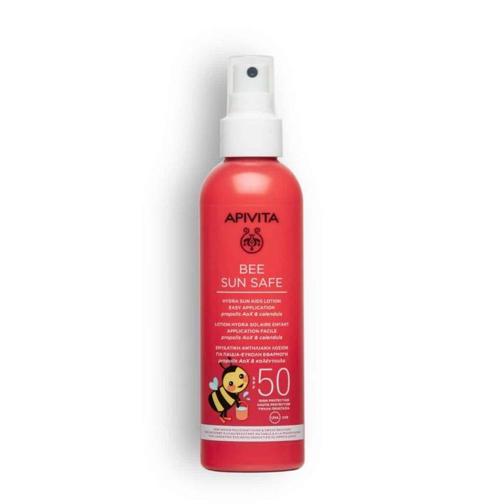 Apivita Bee Sun Safe Hydra sun Kids lotion spray spf50