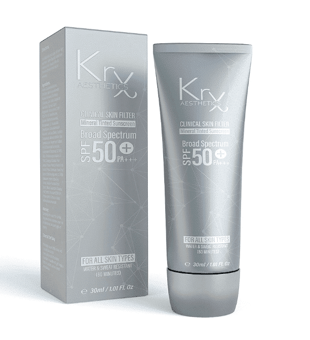 Krx Clinical Skin Filter Tinted Sunscreen SPF 50 30ml