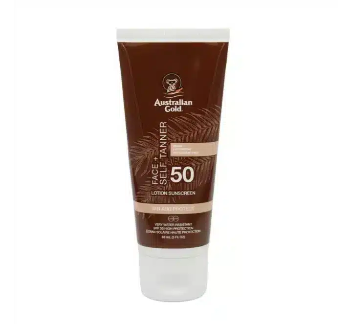 Australian Gold Face + Self Tanner Self-Tanning Face Lotion