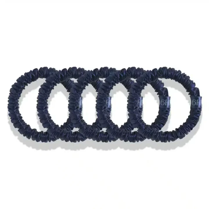 skyfall | slim silk scrunchies